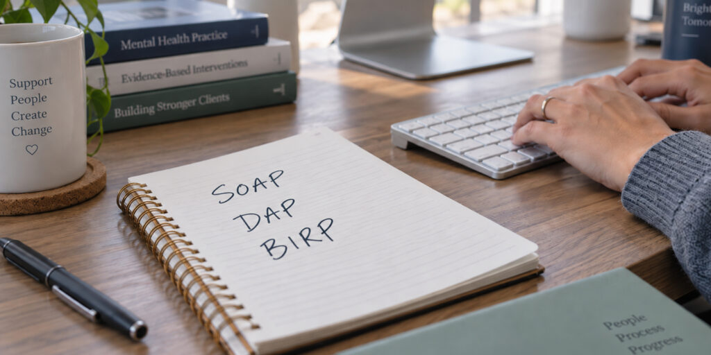 Common progress note formats